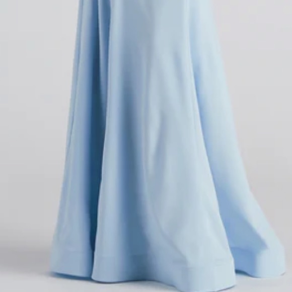 Meadow Formal Lace-Up  Blue Dress NWT size 13 - Picture 2 of 3